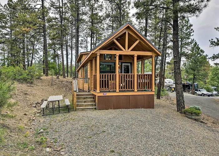 Pagosa Springs Tiny Cabin Fish, Hike, Ski And Soak!